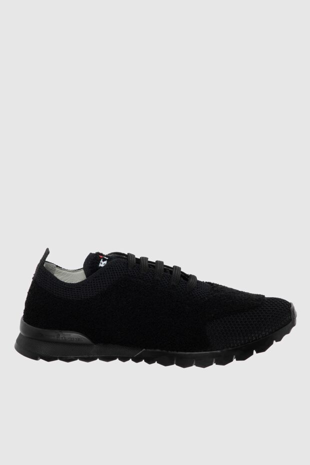 Kiton man black wool sneakers for men buy with prices and photos 171847 - photo 1