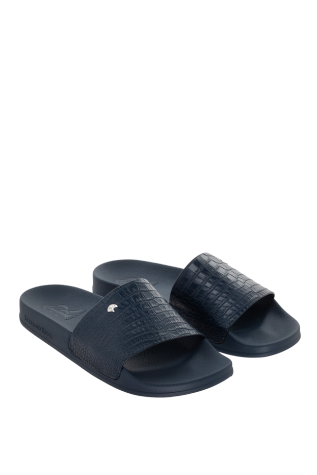 Stefano Ricci black crocodile leather flip-flops with anatomical soles 171855 - photo 3