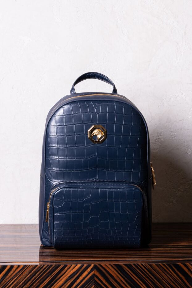 Stefano Ricci backpack made of crocodile leather blue for men 171861 - photo 2