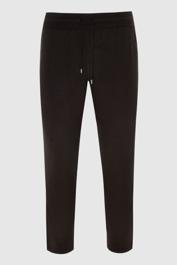 Loro Piana sports pants for men made of cotton and cashmere brown 171872 - photo 1