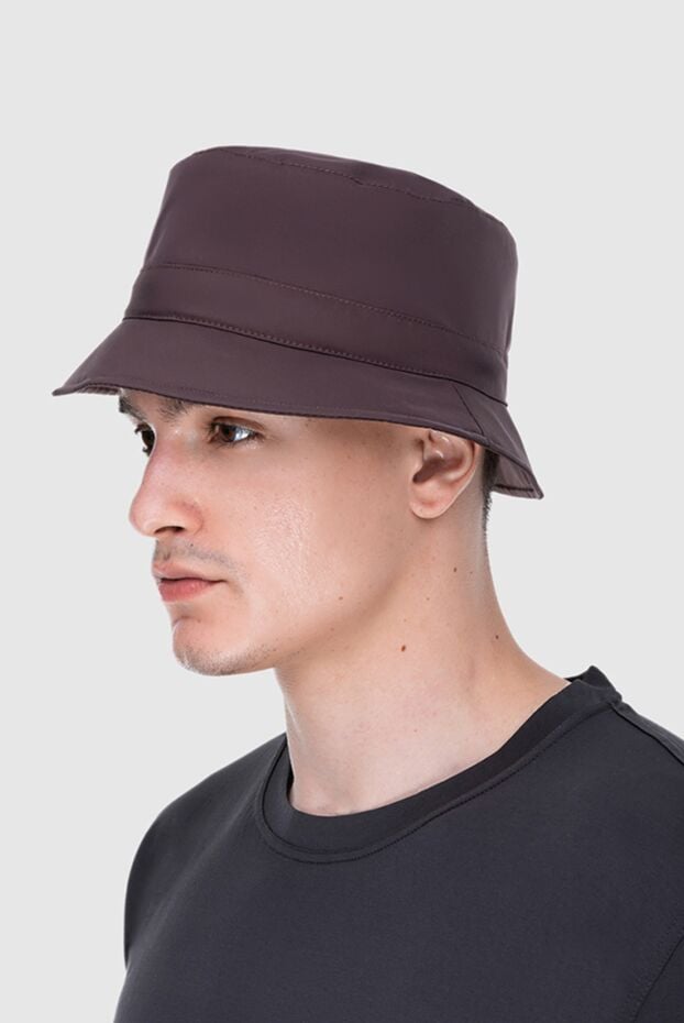 Loro Piana panama hat made of polyester brown men's 171882 - photo 2