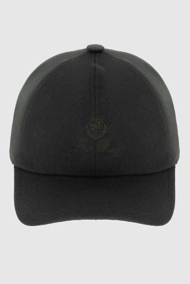 Loro Piana deep dark gray cashmere baseball cap 171886 - photo 1