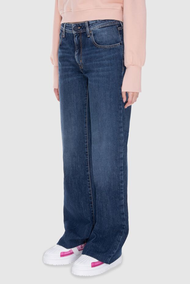 Jacob Cohen women's dark blue flared high-rise jeans 171919 - photo 3