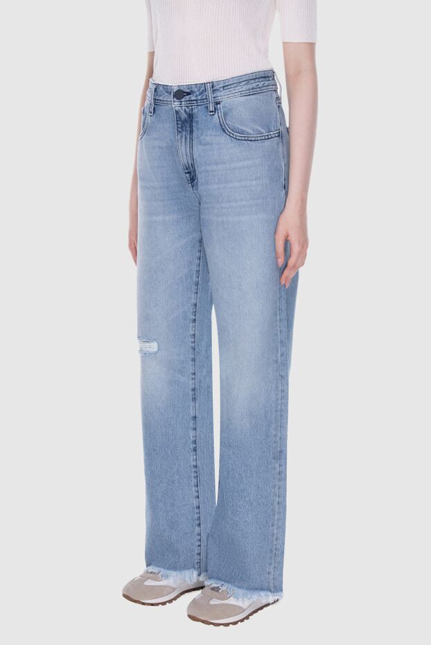 Jacob Cohen light blue jeans with raw hem and ripped knee detail 171931 - photo 3