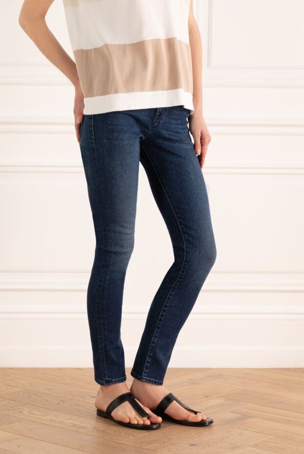 Jacob Cohen dark blue women's tapered jeans 171934 - photo 3