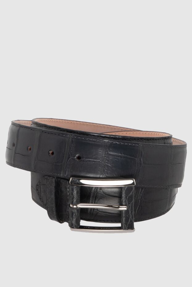 Cesare di Napoli man gray crocodile leather belt for men buy with prices and photos 171944 - photo 1