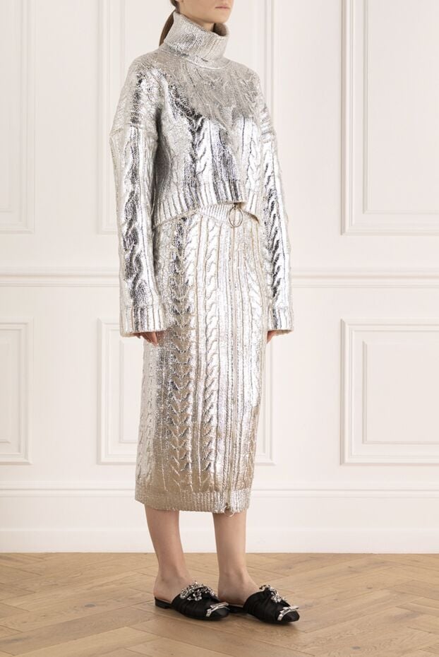 Balmain костюм зі спідницею з вовни та ліоцелла жіночий 171972 - фото 3