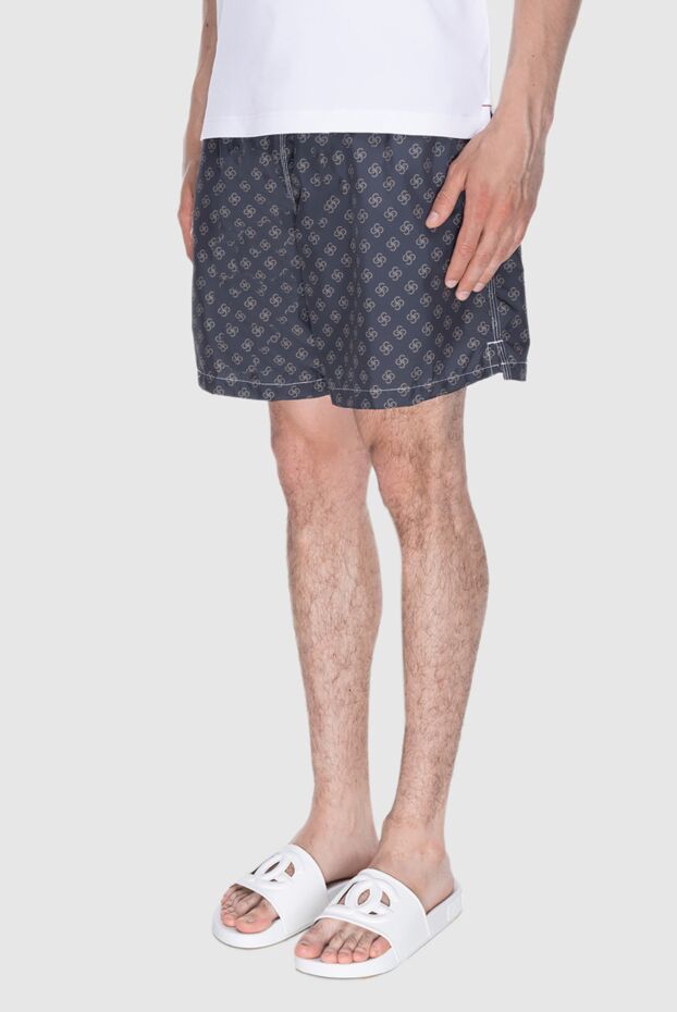 Gran Sasso men's gray polyester beach shorts 171982 - photo 3
