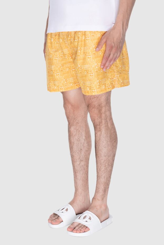Gran Sasso yellow polyester beach shorts for men 171987 - photo 3