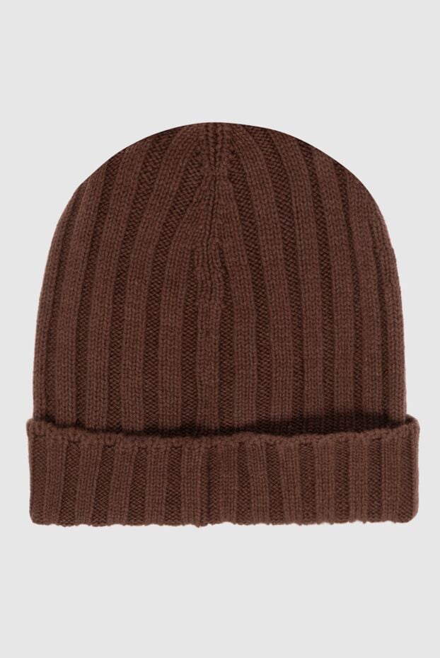Gran Sasso chestnut brown cashmere hat men's 172011 - photo 3