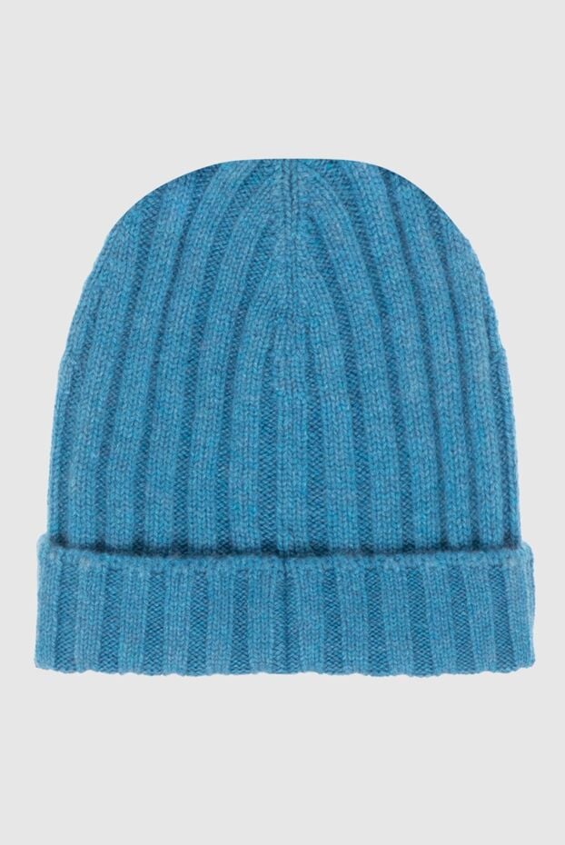 Gran Sasso turquoise-blue cashmere hat men's 172018 - photo 3