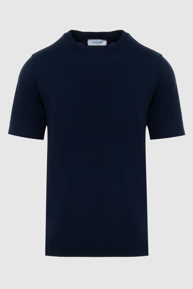Gran Sasso man t-shirt cotton blue for men buy with prices and photos 172070 - photo 1