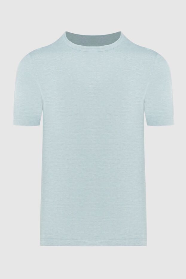 Gran Sasso man t-shirt linen blue for men buy with prices and photos 172081 - photo 1