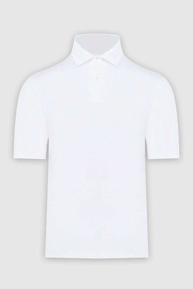 Gran Sasso man polo linen white for men buy with prices and photos 172124 - photo 1