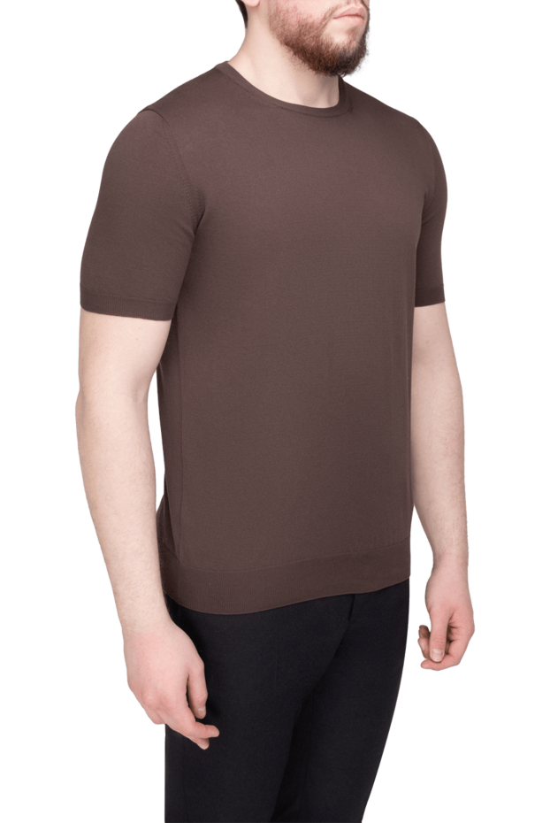 Gran Sasso men's knitted jumper in chocolate brown (markdown) 196489 - photo 3