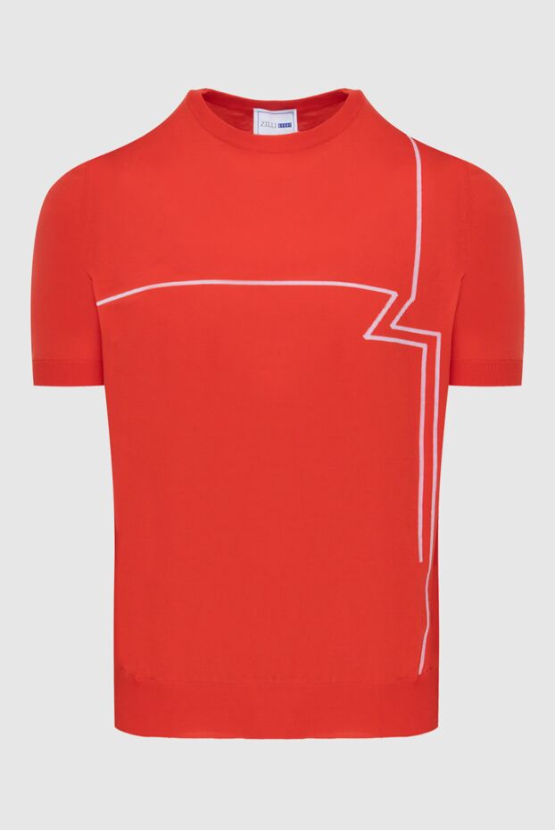 Zilli man jumper with short sleeves orange for men buy with prices and photos 172251 - photo 1