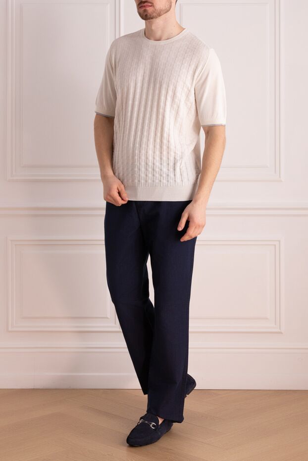 Zilli man jumper with short sleeves white for men buy with prices and photos 172252 - photo 2