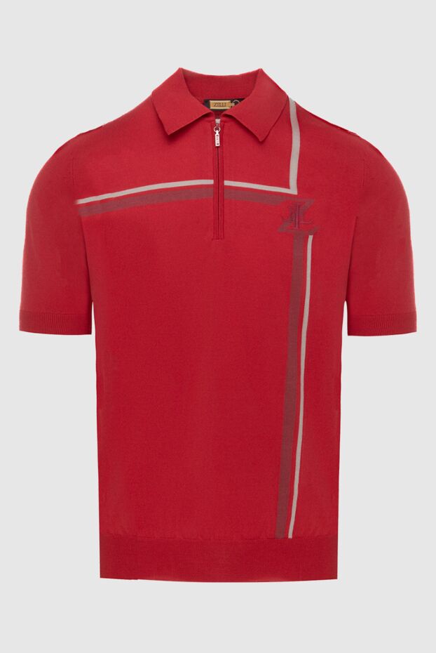 Zilli man cotton and silk polo red for men buy with prices and photos 172262 - photo 1