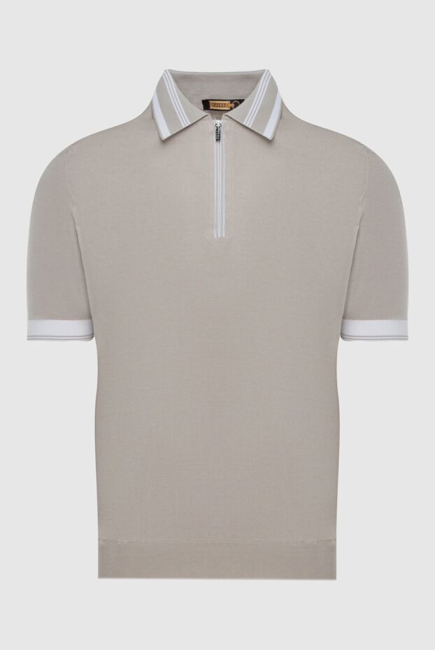 Zilli man beige cotton and silk polo for men buy with prices and photos 172269 - photo 1