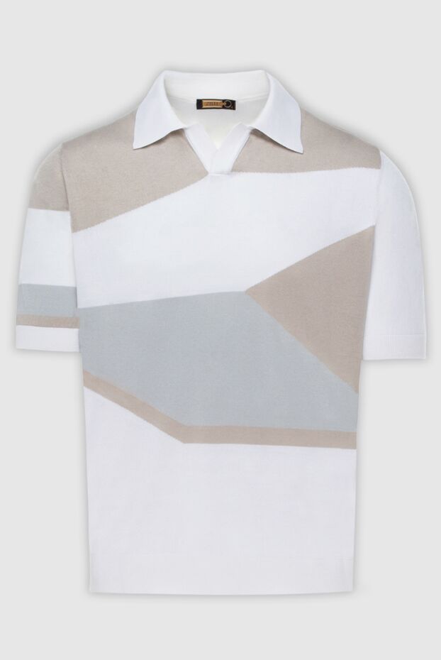 Zilli man white cotton and silk polo for men buy with prices and photos 172277 - photo 1