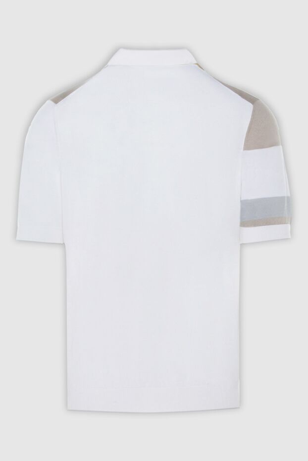 Zilli man white cotton and silk polo for men buy with prices and photos 172277 - photo 2