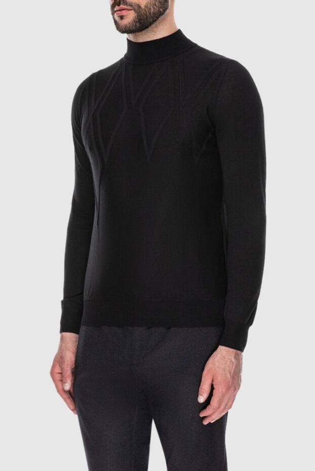 Zilli black men's stand-up jumper 172287 - photo 3