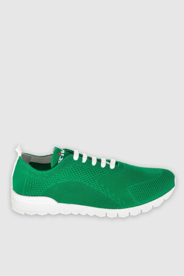 Kiton man green textile sneakers for men 172302 - photo 1