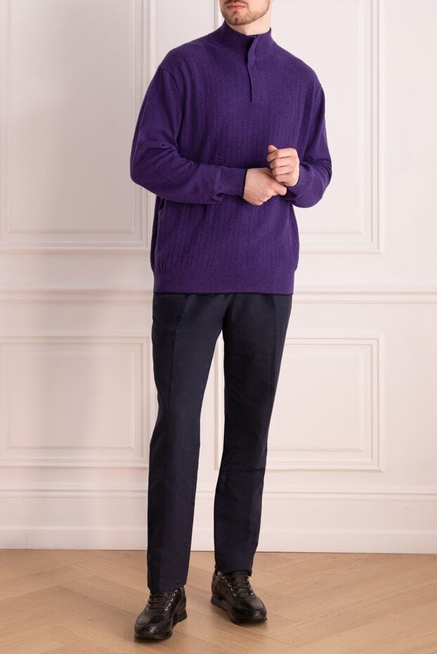 Stefano Ricci cashmere tee in purple for men 172323 - photo 2