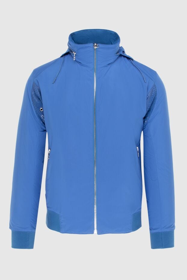 Seraphin jacket made of cashmere, silk and python skin blue for men 172448 - photo 1