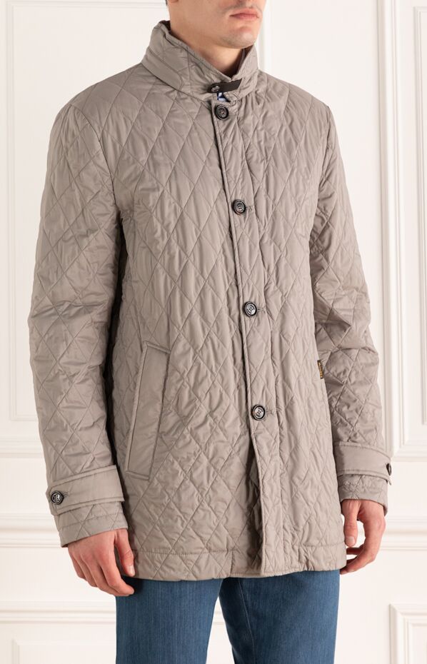 Moorer men's beige quilted buttoned jacket 172541 - photo 3