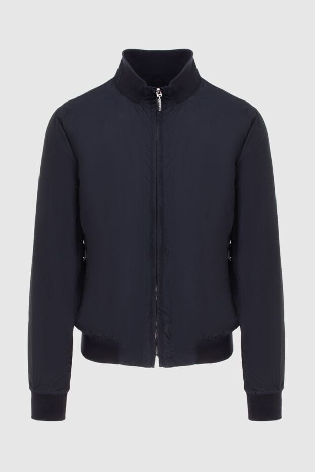 Moorer men's blue reversible bomber jacket with stand-up collar 172544 - photo 1