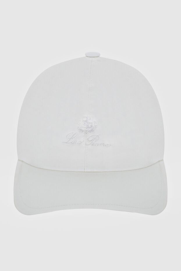 Loro Piana мужские кепка из полиэстера белая мужская купить с ценами и фото 172577 - фото 1