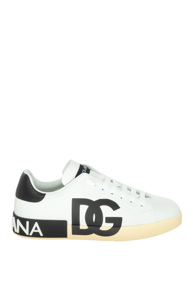 Dolce & Gabbana man white leather sneakers for men buy with prices and photos 172624 - photo 1