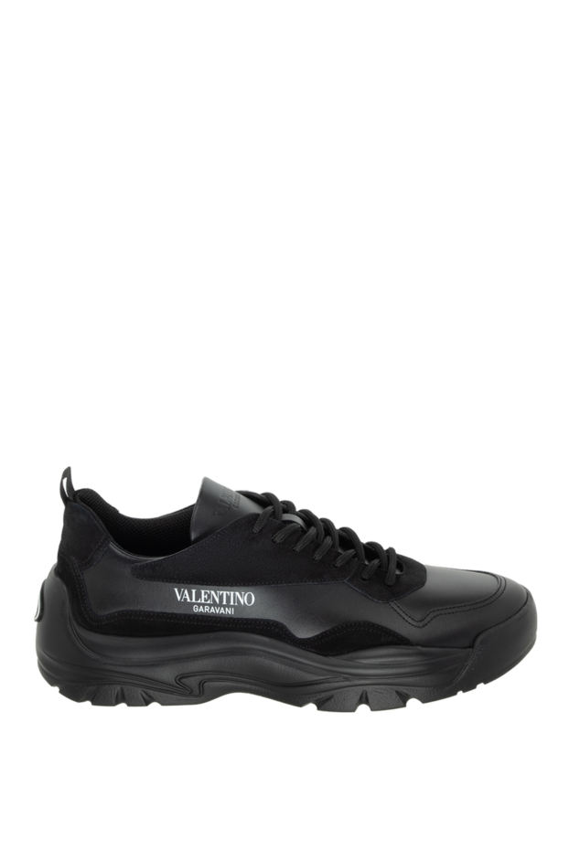 Valentino man black leather sneakers for men buy with prices and photos 172630 - photo 1