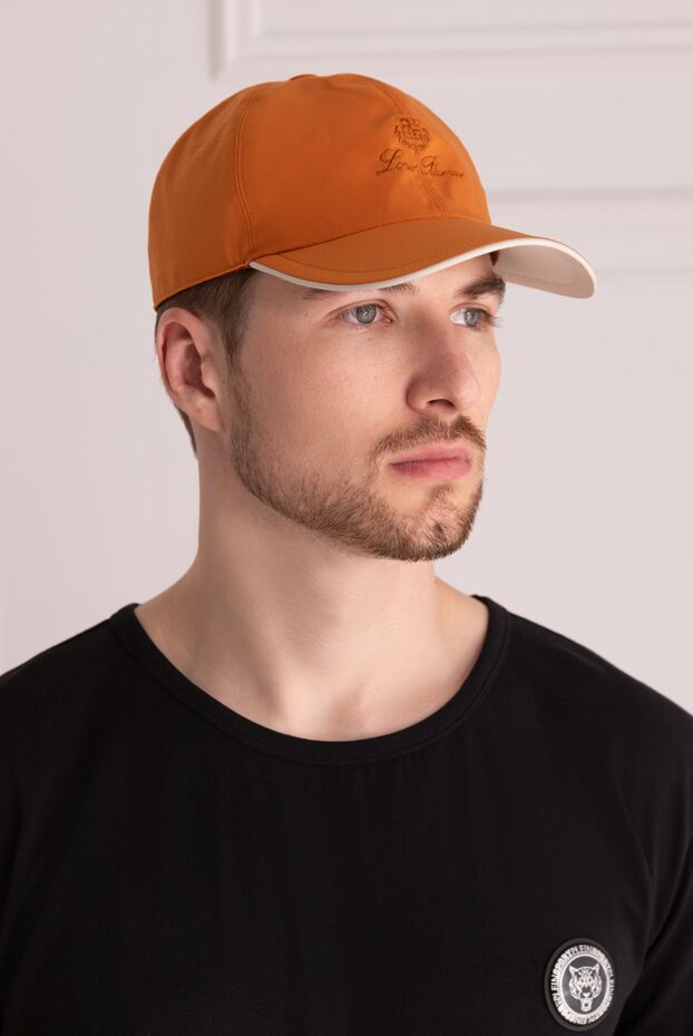 Loro Piana кепка з поліаміду помаранчева чоловіча 172650 - фото 3