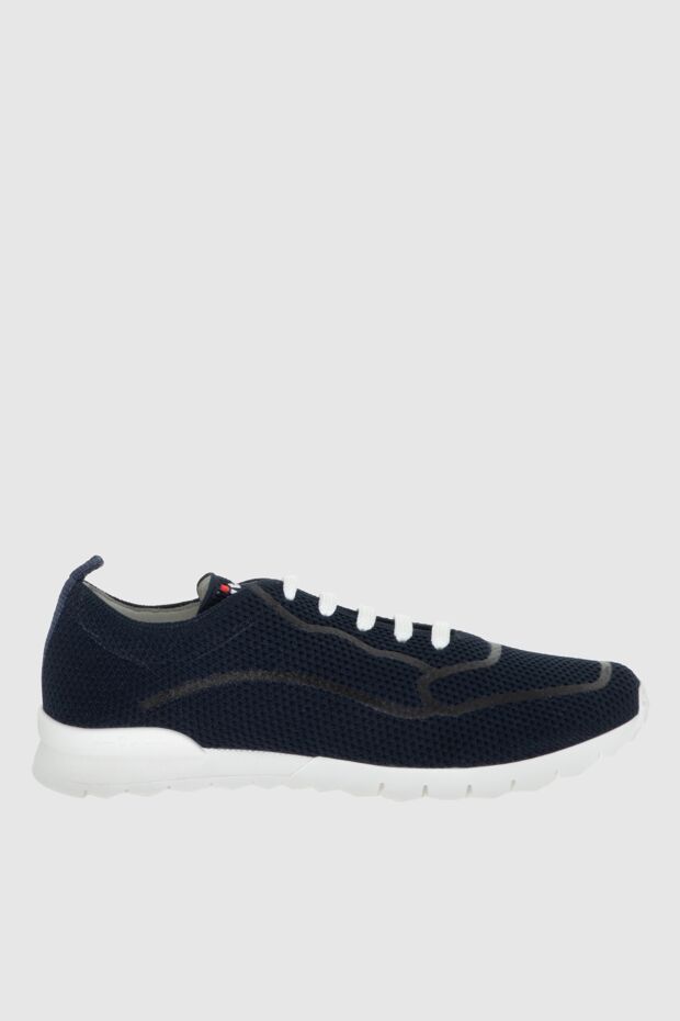 Kiton man textile sneakers blue for men 172697 - photo 1