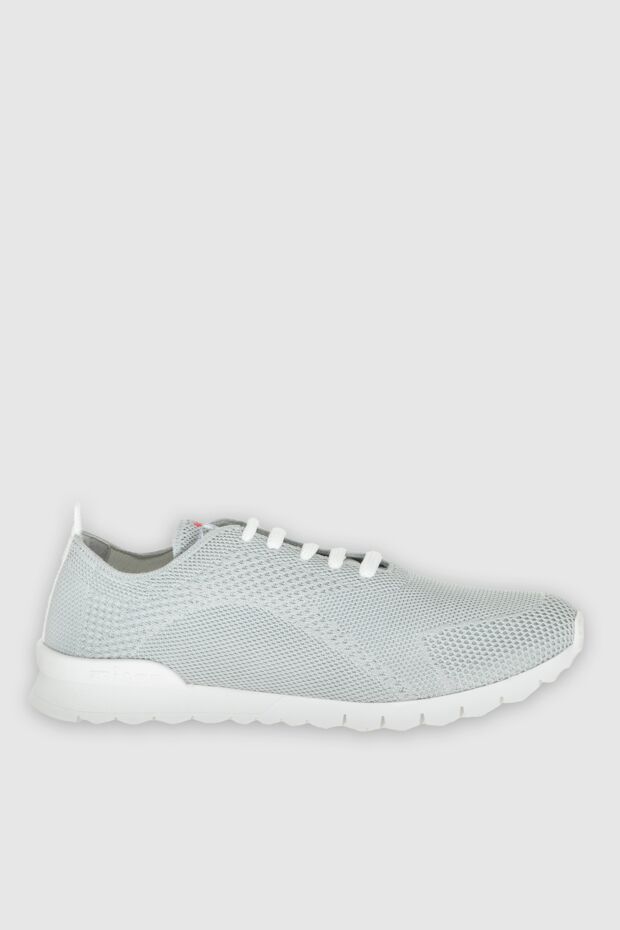 Kiton man gray textile sneakers for men 172704 - photo 1