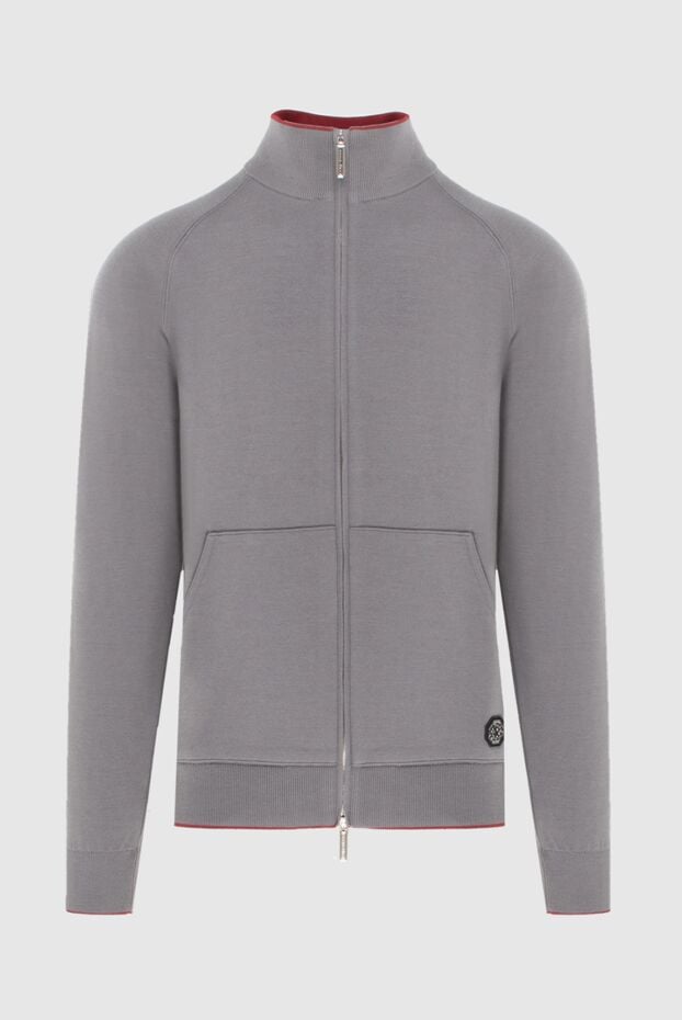 Stefano Ricci gray wool and silk sweatshirt for men 172718 - photo 1