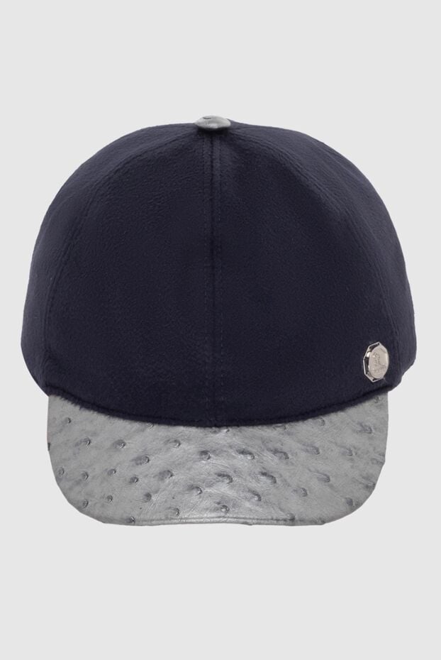 Stefano Ricci black men's genuine leather and silk cap 172724 - photo 1