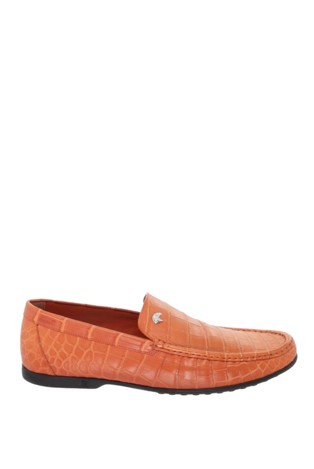 Stefano Ricci orange alligator leather moccasins for men 172735 - photo 1