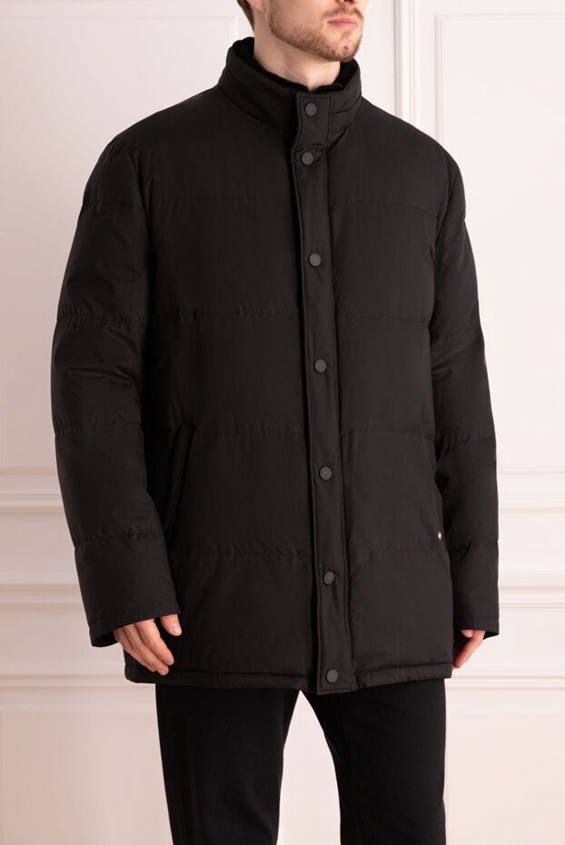Stefano Ricci black men's fur jacket with silk fur 172747 - photo 3