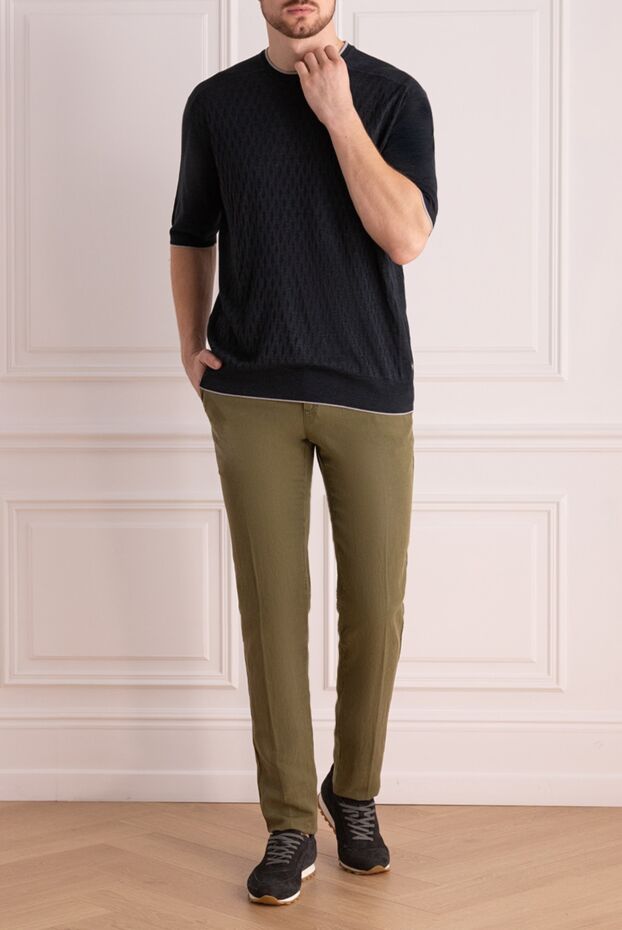 PT01 (Pantaloni Torino) мужские брюки зеленые мужские купить с ценами и фото 172766 - фото 2