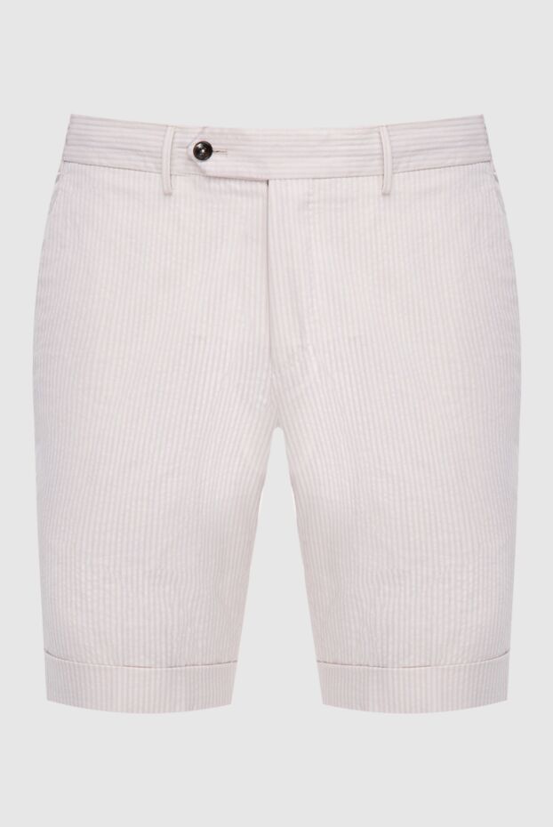 PT01 (Pantaloni Torino) мужские шорты из хлопка белые мужские купить с ценами и фото 172767 - фото 1