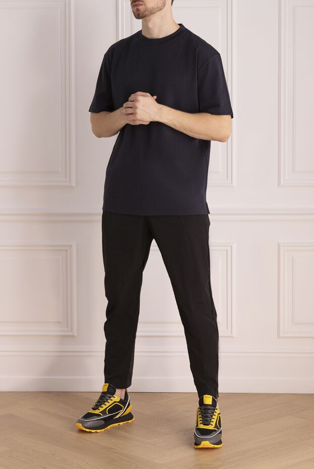PT01 (Pantaloni Torino) man black polyamide trousers buy with prices and photos 172779 - photo 2