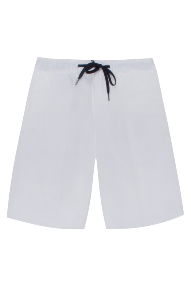 PT01 (Pantaloni Torino) чоловічі шорти з бавовни та еластану білі чоловічі купити фото з цінами 172788 - фото 1