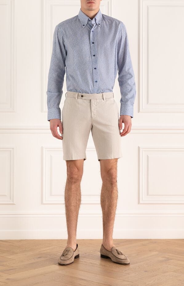 PT01 (Pantaloni Torino) мужские шорты мужские серые купить с ценами и фото 172792 - фото 2