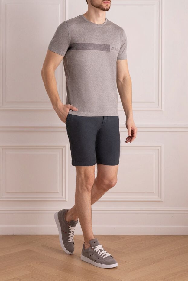 PT01 (Pantaloni Torino) мужские шорты мужские серые купить с ценами и фото 172793 - фото 2