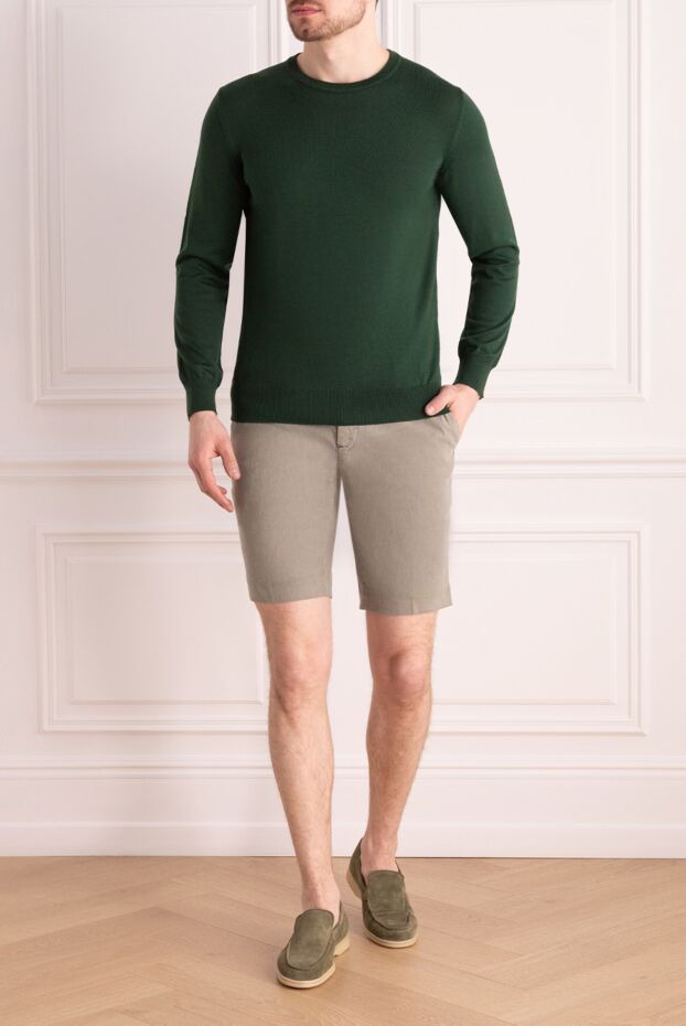 PT01 (Pantaloni Torino) мужские шорты бежевые мужские купить с ценами и фото 172796 - фото 2