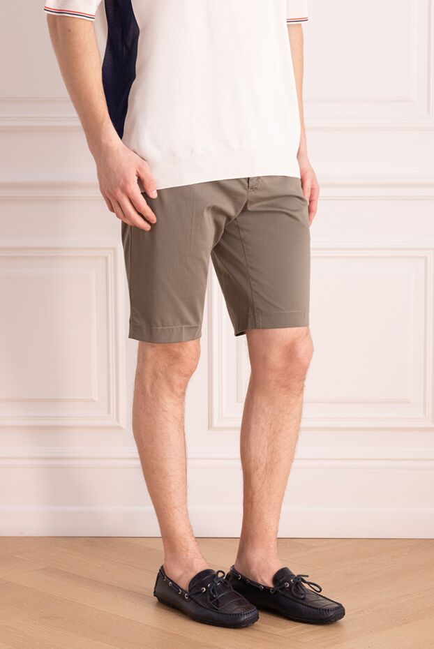 PT01 (Pantaloni Torino) men's shorts green 172799 - photo 3