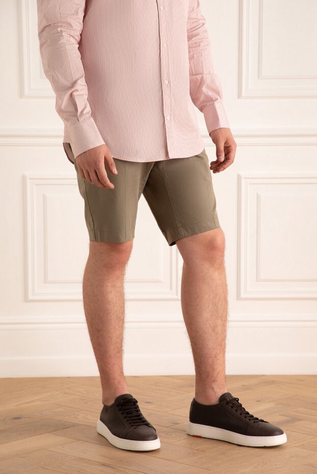 PT01 (Pantaloni Torino) solid neutral shorts with a comfortable fit 172800 - photo 3